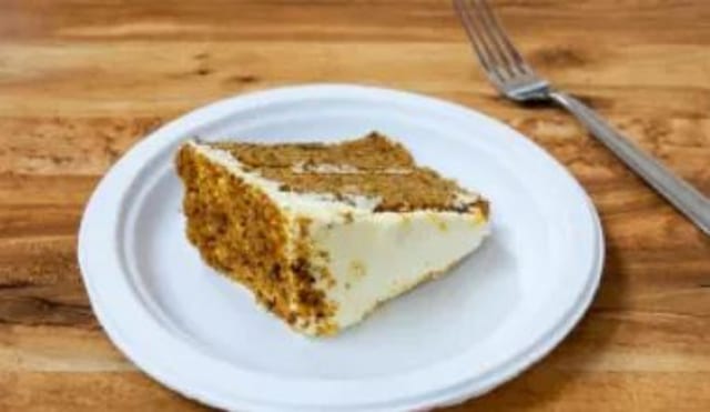 Carrot Cake Slice.